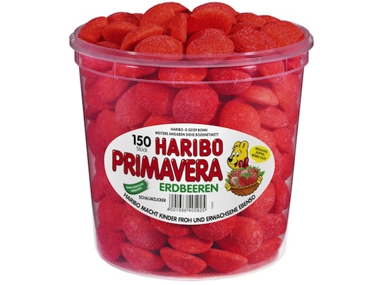 Haribo Primavera Erdbeeren Dose 1050g