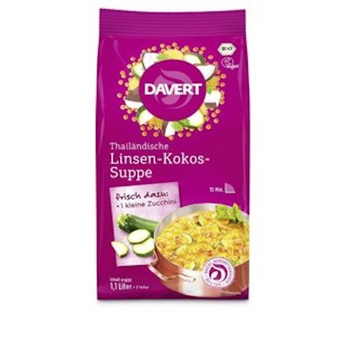 Davert Thailändische Linsen-Kokos-Suppe