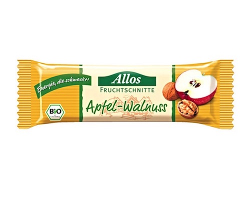 Allos Fruchtschnitte Apfel-Walnuss 40g