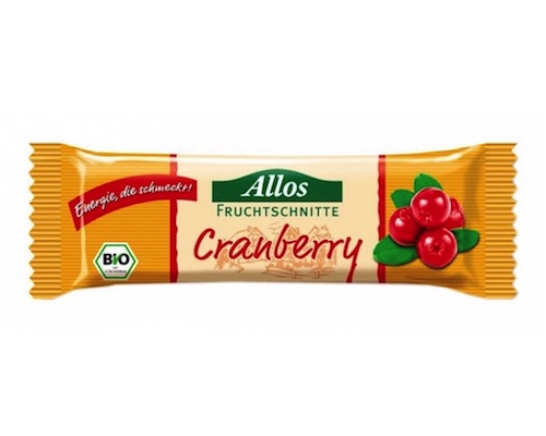 Allos Fruit Bar Cranberry 40g