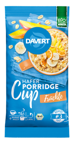 Davert Porridge-Cup Früchte