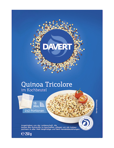 Davert Quinoa Tricolore Im Kochbeutel 250g