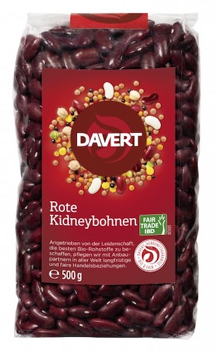 Davert Rote Kidneybohnen Fair Trade 500g
