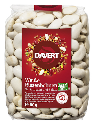 Davert White Giant Beans Fair Trade 500g