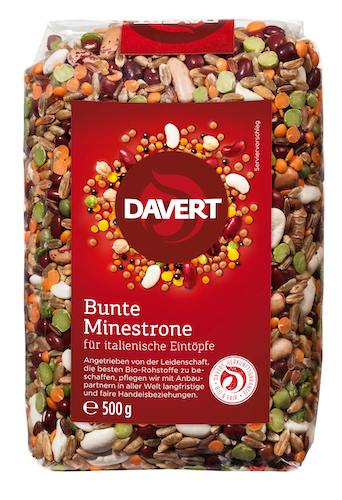 Davert Colorful Organic Minestrone 500g