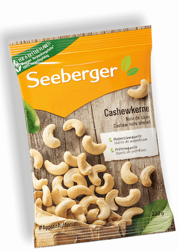 Seeberger Cashew Nuts Shelled 200g