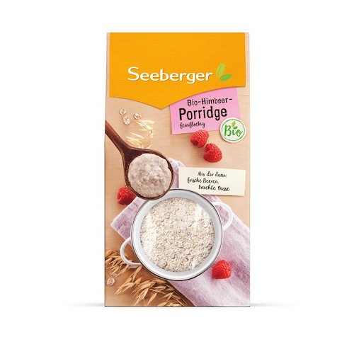 Seeberger Organic Porridge Raspberry 400g