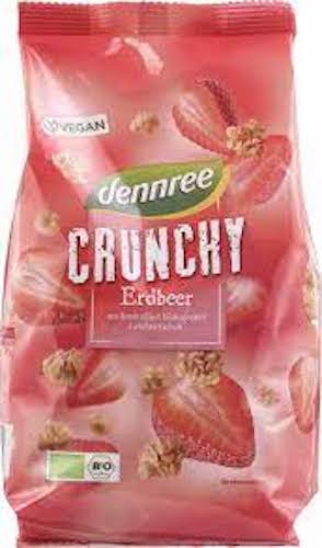 Dennree Organic Crunchy Muesli Strawberry 375g
