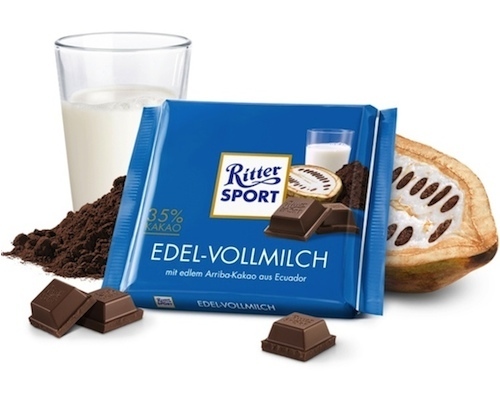 Ritter Sport Whole Milk 35% Cocoa 100g