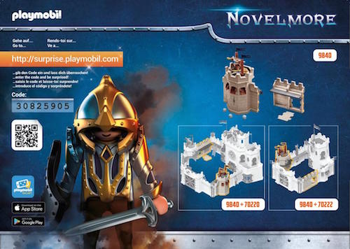 Playmobil Turmerweiterung mit Steinabwurf für die Große Burg von Novelmore