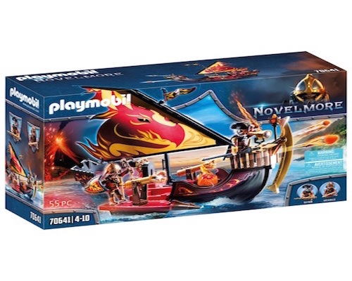 Playmobil 「ノベルモア」バーナム・レイダースの炎の船