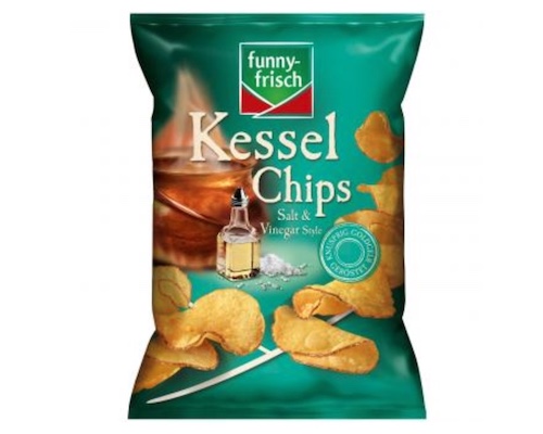 funny-frisch Kessel Chips Salt & Vinegar Style 120g