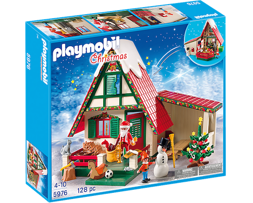Playmobil Christmas サンタクロースと一緒に家で