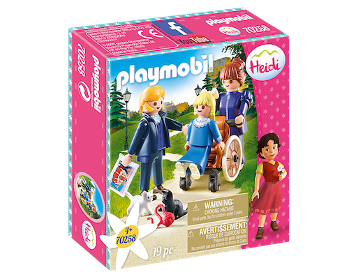 Playmobil Heidi Clara mit Vater und Fräulein Rottenmeier