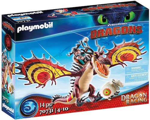 Playmobil Dragons Dragon Racing: Rotzbakke und Hakenzahn