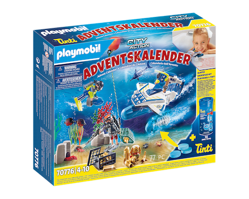 Playmobil Advent Calendar Bathing Fun Police Diving Mission