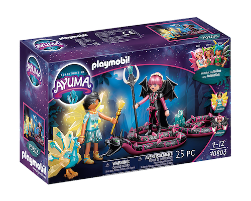 Playmobil Ayuma Crystal- und Bat Fairy mit Seelentieren