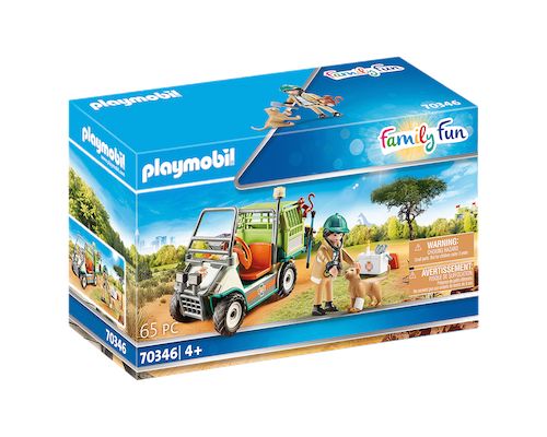 Playmobil Family Fun Zoo-Tierarzt mit Fahrzeug