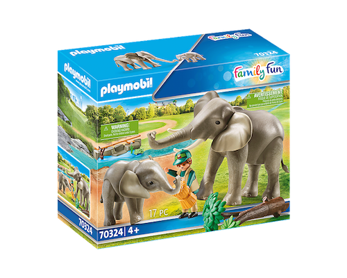 Playmobil Family Fun Elefanten im Freigehege
