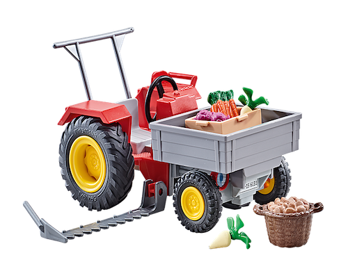Playmobil Country Tractor with Cutter Bar Natural German