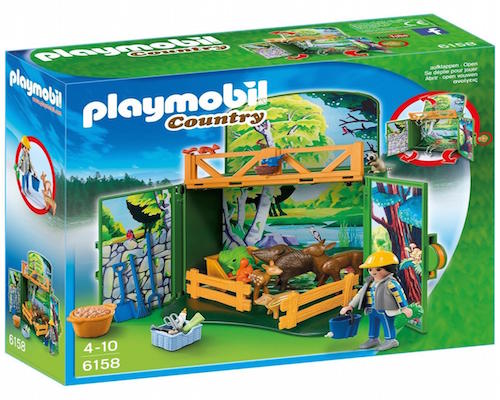 Playmobil Country Aufklapp-Spiel-Box "Waldtierfütterung"