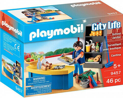 Playmobil City Life Hausmeister mit Kiosk