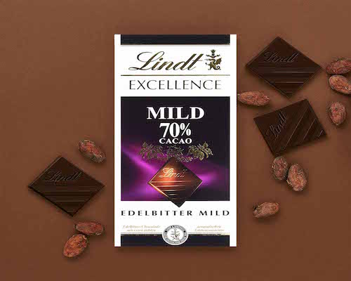 Lindt Excellenceマイルド70％バー100g