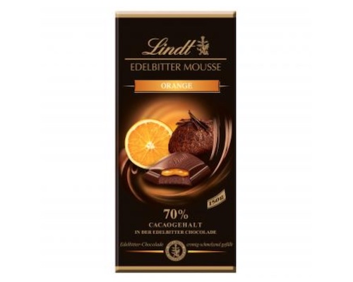 Lindt Edelbitter Mousse Orange Tafel 150g