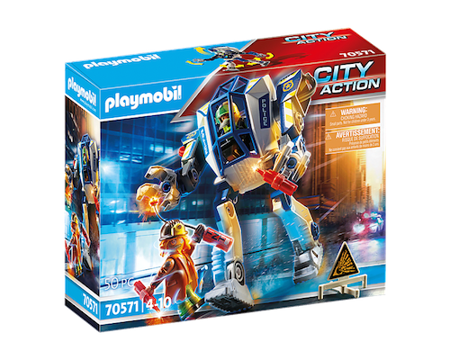 Playmobil City Action Polizei-Roboter: Spezialeinsatz