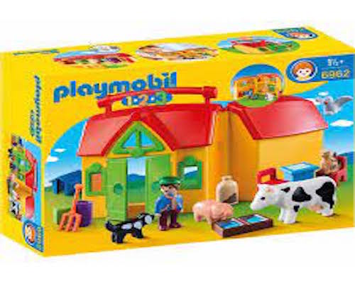 Playmobil 1.2.3 Mein Mitnehm-Bauernhof