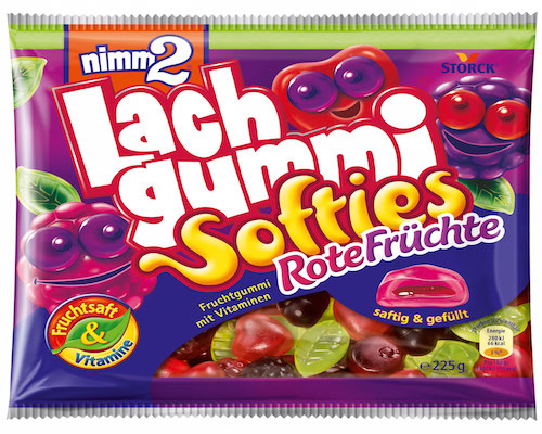 nimm2 Lachgummi Softies Rote Früchte 225g