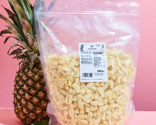 KoRo Gefriergetrocknete Ananasstücke 500 g