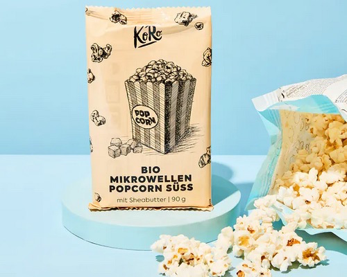 KoRo Organic Microwave Popcorn Sweet 90 g