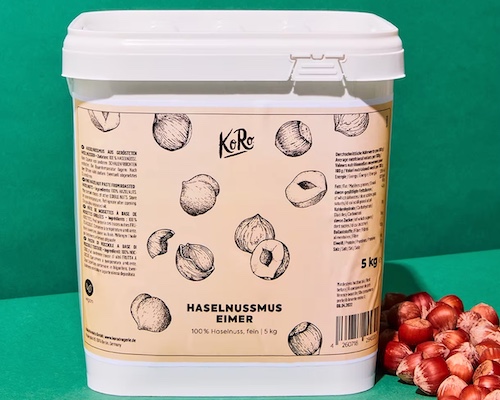 KoRo Hazelnut Cream 5kg - Bucket