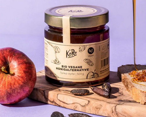 KoRo Vegan Organic Honey Alternative Tonka Apple 500g