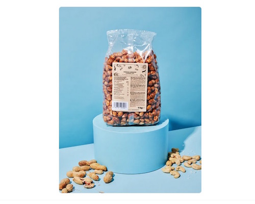 KoRo Crunchy Erdnuss-Cashew-Mix mit Honig und Meersalz 1kg