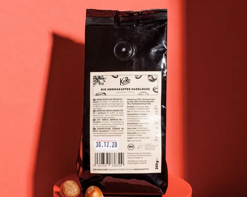 KoRo Bio Kaffee Gemahlen mit Haselnussaroma 250g