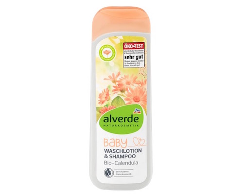 dm Alverde Baby Waschlotion & Shampoo Bio-Calendula 250ml
