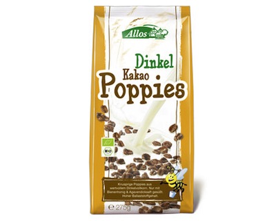 Allos Dinkel Kakao Poppies 275g