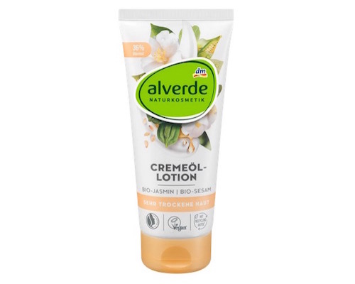 dm Alverde Cream Oil Lotion Organic Jasmine & Sesame 200ml