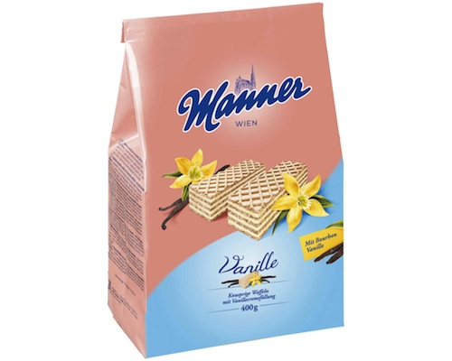 Manner Wafers Vanilla 400g