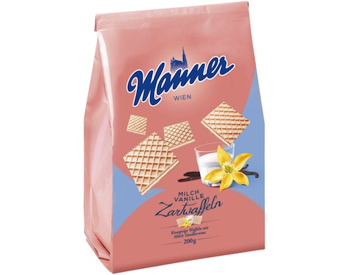 Manner Thin Wafers Milk-Vanilla 200g