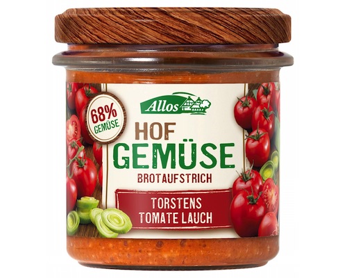 Allos Hofgemüse Torstens Tomate Lauch Brotaufstrich 135g