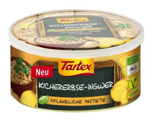 Tartex Pastete Kichererbse-Ingwer 125g
