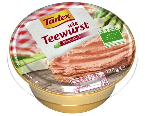 Tartex Wie Teewurst, rein pflanzlich 120g