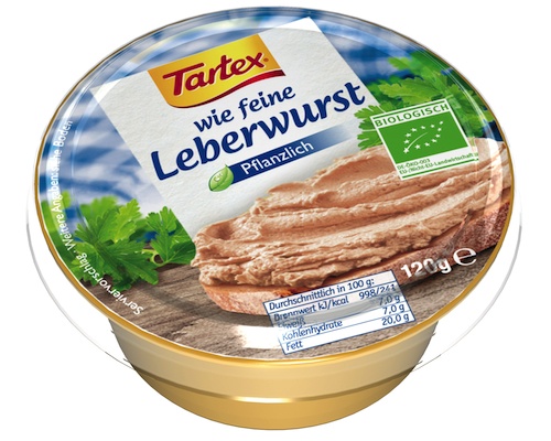 Tartex Wie feine Leberwurst, rein pflanzlich 120g
