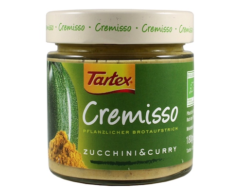 Tartex Cremisso Zucchini & Curry 180g