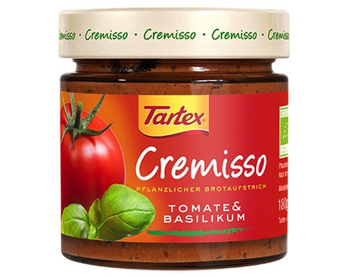 タルテックス Cremisso ブレッドスプレッド トマト＆バジル 180g