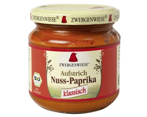 Zwergenwiese Aufstrich Nuss-Paprika klassisch 200g