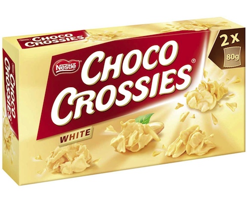 Choco Crossies White 160g